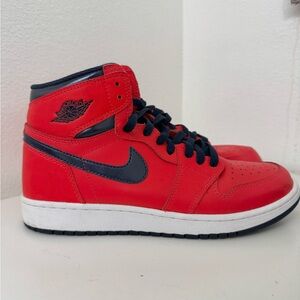 Nike Air Jordan 1 Retro High “Red Navy David Letterman” Y 7, W 8.5, M 7